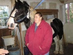 This is me at 323 lbs wih a friends horse named Oreo