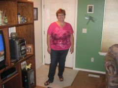 Rockin my new jeans...down 63 pounds and 6 sizes!