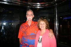 On the Cruise with Hubby, yes he is a Gators FAN!