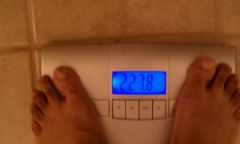 7/16/10...New record low!...Currently 227.8 lbs..Down almost 60 lbs...