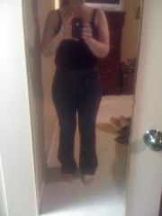 I squeezed into my size 8 jeans. They are 10 years old. I couldnt wear them in public they might explode.