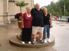 This is a picture of me 6mths pre-op. I am the one in the 6X black shirt in the middle. Right around 360 pounds.