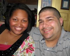 5/30/10 Memorial Day Weekend (me & my boyrfriend) 284lbs before the BBQ. We'll see about afterwards :) 67 lbs down so far