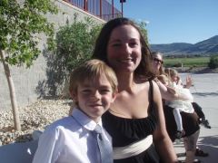 Me and my son at a wedding 6/07/08.