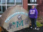me standing in front of Marshall University in Huntington West Virginia...its where my husband went to college.
march 2008