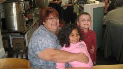 Me and my grandchildren.390 lbs.. Yuck..Yuck..