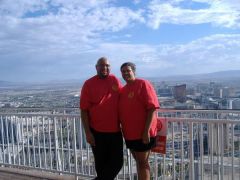 Me and My fiance (I had lost close to 60 lbs then)