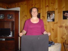 After 30kg's loss - me and my old favourite pants :)