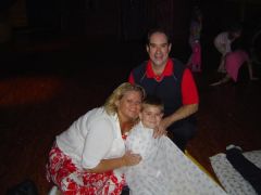 Disney Cruise 2008, I haven't worn this dress since I seen this picture! btw, my its 1am and my son is at the kids club on the ship under a blanket.