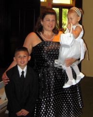 Me & 2 of my kids @ a wedding in 10/08 ~ 215