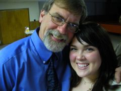 my proud daddy and me. he is such a huges support to all my dreams :)
