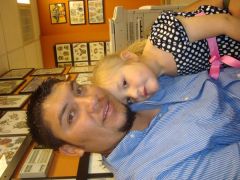 My hubby & my daughter, Isabella