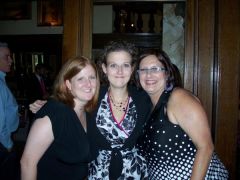 My older sister and me and my mom at a friends wedding 6-08