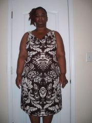 this is the dress i would never wear b/c of how my stomach looks...this is the official "Let's get back into this" Dress!