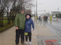 March 13, 2010. St. Pat's 5K, Margate, NJ. 43:36
