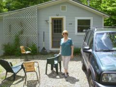 June 6, 2009 outside Larry's house in Vermont