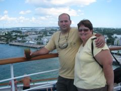 2009 Cruise 260 lbs. With my bestest bestest friend in the world my hubby.