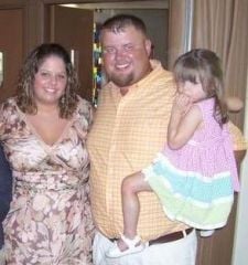 My family in June of 08. Me at almost my heaviest weight (290)..heaviest weight was 295.