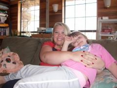 Little cousin and Me on Easter 2010