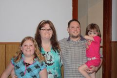 Me and my family at Easter. I'm like a little over a week out here I think. Maybe 2? Down about 15 lbs here. Still waiting for that damn chin to go away. One of these days I hope!