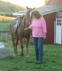 100 pounds GONE!  - My Horse says "thanks!"  LOL!
