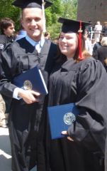 Chris and I at Graduation, May 2009