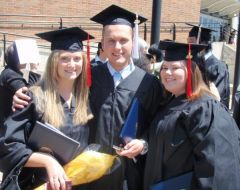 Lindsey, Chris, and I at Graduation from Drake U. May 2009