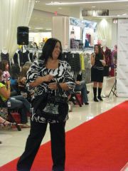 9.25.10 Modeling at Macy's was choosen by my office to participate..the pants were a size 14 and the blouse was a large.  Was lots of fun..