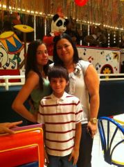 October 23, 2010 with my kids at bday party miami.