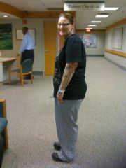 Pre-op Weigh in 218.2
(lost 17 lbs on Weight Watchers & working out, lost 12lbs during Pre-Op Liquid Fast)