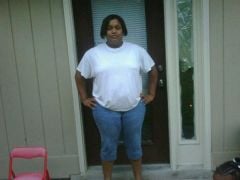 Dang I didn't know that I looked this huge. Current weight 260lbs Goal weight 160lb