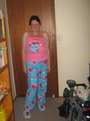 Day after having Jamie April 2009 I weighed 98kgs..... was not happy with how much weight i had put on.