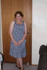 full view of me in a dress on xmas day.