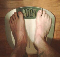 208.4 6 month post op weight. Less than 15 lbs to goal.