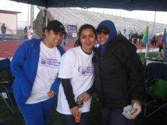 ROSIE RELAY4LIFE WALK 5/2010 ME AT 215 POUNDS WHITE  SHIRT/BLK HAT