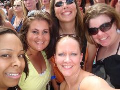 all of us before sail away..on the NKOTB cruise!