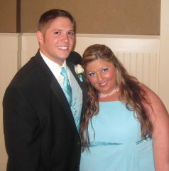 Little Brother and I. Bros wedding 6/26/10  316 lbs