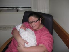 November 2011 with my friends new baby girl! About 330 lbs here