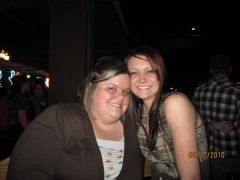 My friend Amanda and I @ Billy Bobs for the Miranda Lambert Concert