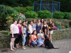summer of  2009...i am the one all the way to the left in white print top w/ shorts