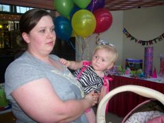 This is me unhappy at 227! This is my daughter Ava who is 18 mos there!