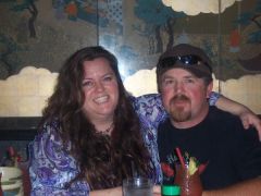 Hubby and myself at Japanese restaurant 4/16/10...prior to banding