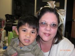 me & my son X-mass 2008