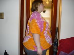 Night before surgery - November 23 2008 363 lbs Side View
