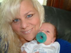 Me and my new son Jackson born July 13, 2010