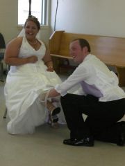And the garter comes off!!