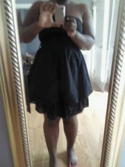 me in a large dress