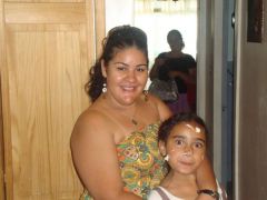 Me and my niece on her 8th birthday 35 pounds lighter!