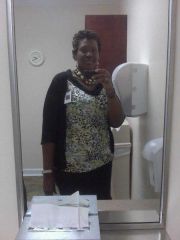 30 pounds lighter. 9-14-2010
This is a bathroom pic while being at work.