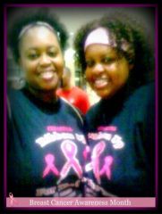 Me and My sister before race for a cure 10/2010